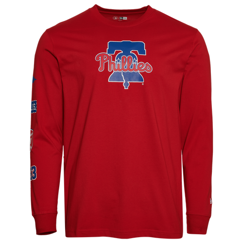  - New Era Phillies Custom L/S T-Shirt - Multi/Red