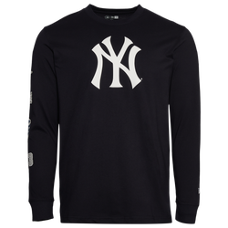 Men's - New Era New York Yankees Custom L/S T-Shirt - Navy/Multi