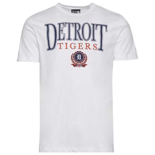 MENS - New Era Detroit Tigers Custom S/S T-Shirt - White/Multi