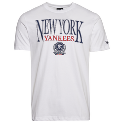 Men's - New Era New York Yankees Custom S/S T-Shirt - White/Multi