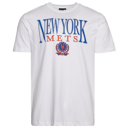 Men's - New Era New York Mets Custom S/S T-Shirt - White/Multi