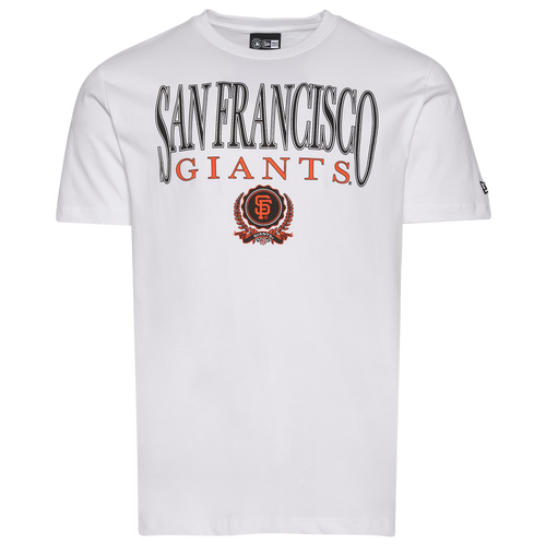 MENS - New Era San Francisco Giants Custom S/S T-Shirt - White/Multi