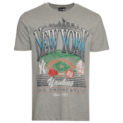 Men's - New Era New York Yankees Custom S/S T-Shirt - Multi/Grey