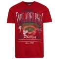 New Era Phillies Custom S/S T-Shirt - New Era Red/Multi