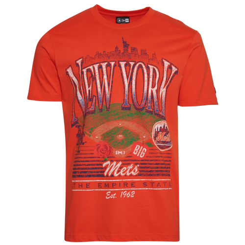  - New Era New York Mets Custom S/S T-Shirt - Multi/Orange