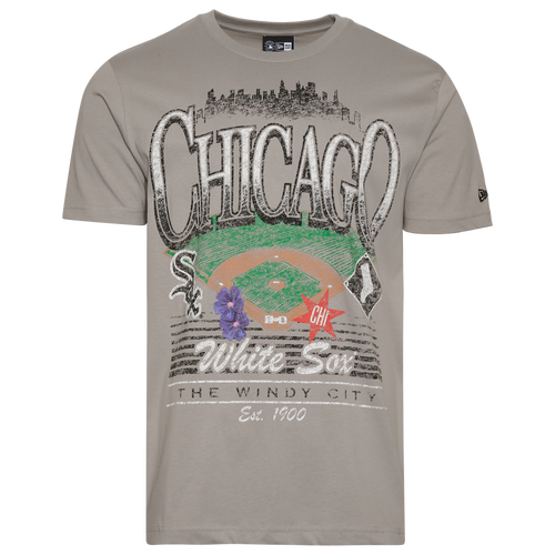  - New Era Chicago White Sox Custom S/S T-Shirt - Grey/Multi