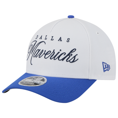  - New Era Mavericks 9Forty AF 25 NBA Draft Cap - White/Blue