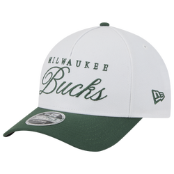 Adult - New Era Bucks 9FORTY AF 25 NBA Cap - White/Green