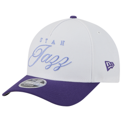 Adult - New Era Jazz 9Forty AF 25 NBA Draft Cap - Purple/White