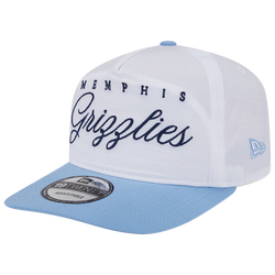 Men's - New Era Grizzlies NBA 25 Draft Golfer Cap - White/Navy