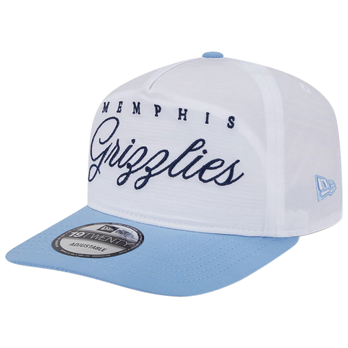  - New Era Grizzlies NBA 25 Draft Golfer Cap - White/Navy