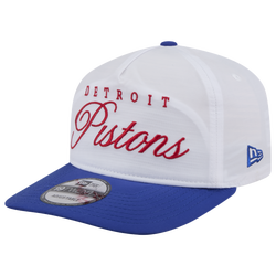 Men's - New Era Detroit Pistons NBA 25 Draft Golfer Cap - White/Blue