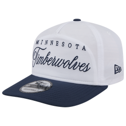 Men's - New Era Timberwolves NBA 25 Draft Golfer Cap - White/Navy