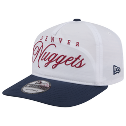 Men's - New Era Denver Nuggets NBA 25 Draft Golfer Cap - White/Navy