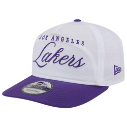 Men's - New Era LA Lakers NBA 25 Draft Golfer Cap - White/Purple