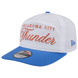 Men's - New Era Oklahoma Thunder NBA 25 Draft Golfer Cap - White/Blue