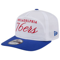 Men's - New Era 76ers NBA 25 Draft Golfer Cap - White/Blue