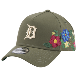 Adult - New Era Tigers 9Forty A-Frame Floral Cap - Olive/Olive