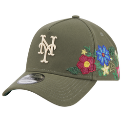 Adult - New Era Mets 9Forty A-Frame Floral Cap - Olive/Olive