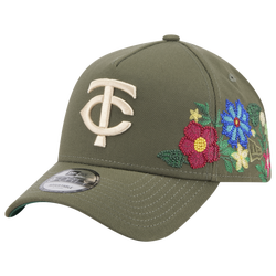 Adult - New Era Twins 9Forty A-Frame Floral Cap - Olive/Olive