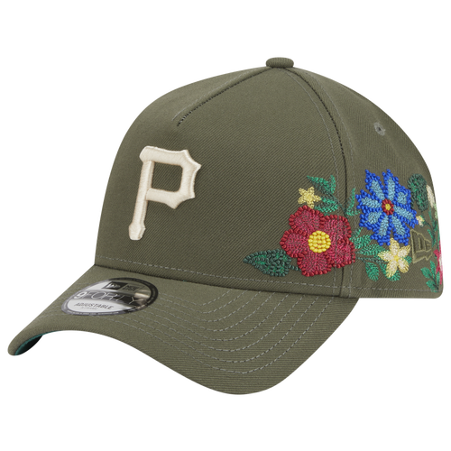 New Era Pittsburgh Pirates  Pirates 9forty A-frame Floral Cap In Green