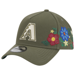 Adult - New Era Diamondbacks 9Forty A-Frame Floral Cap - Olive/Olive