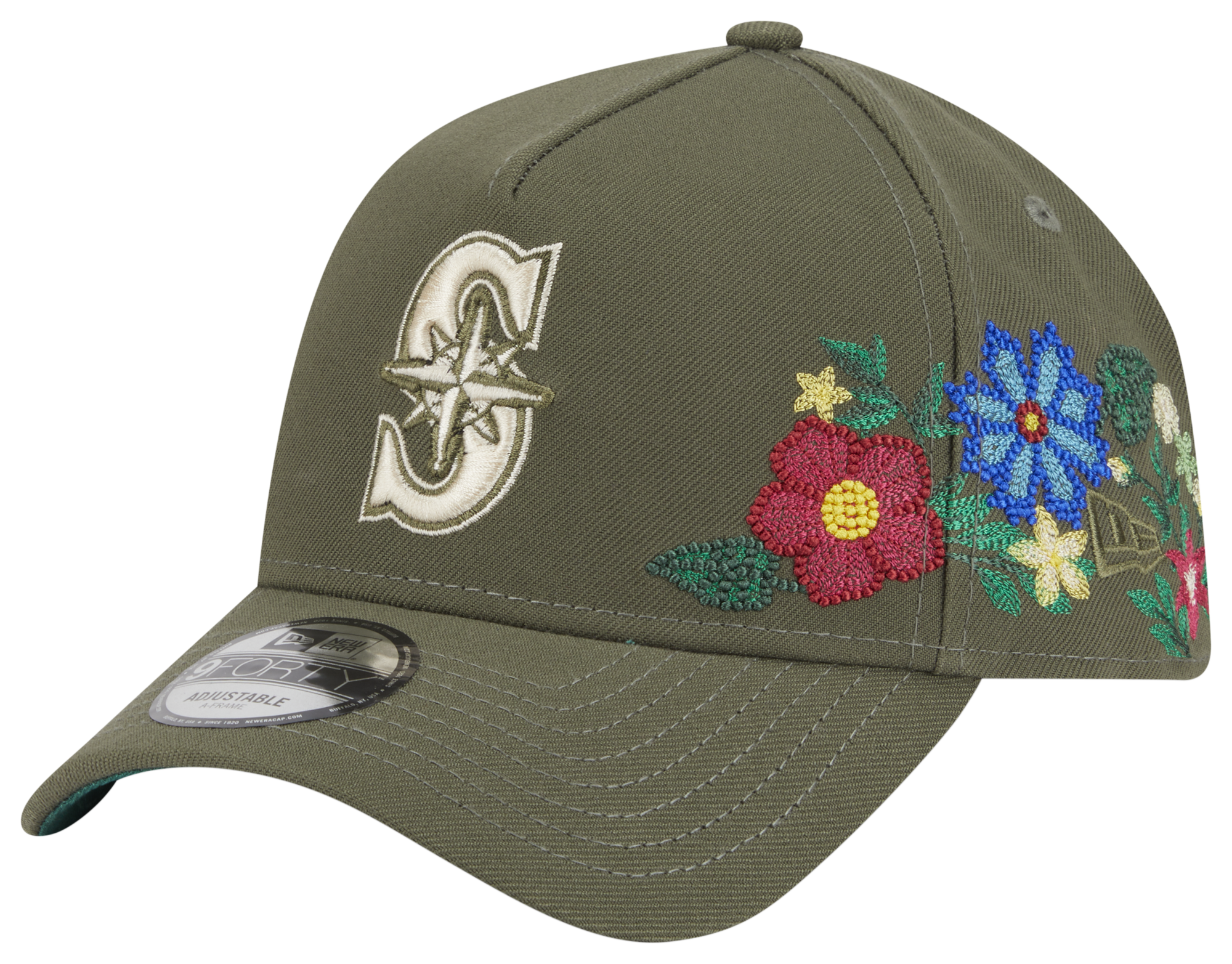 New Era Mariners 9Forty A-Frame Floral Cap Champs Sports