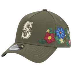 Adult - New Era Mariners 9Forty A-Frame Floral Cap - Olive/Olive