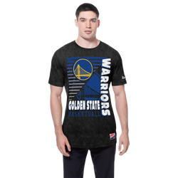 Men's - New Era Warriors Washed Short Sleeve T-Shirt - Black