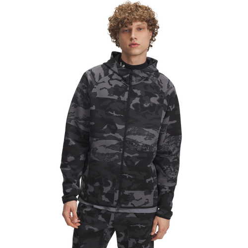  - Under Armour Unstoppable Fleece Camo F/Z - Black