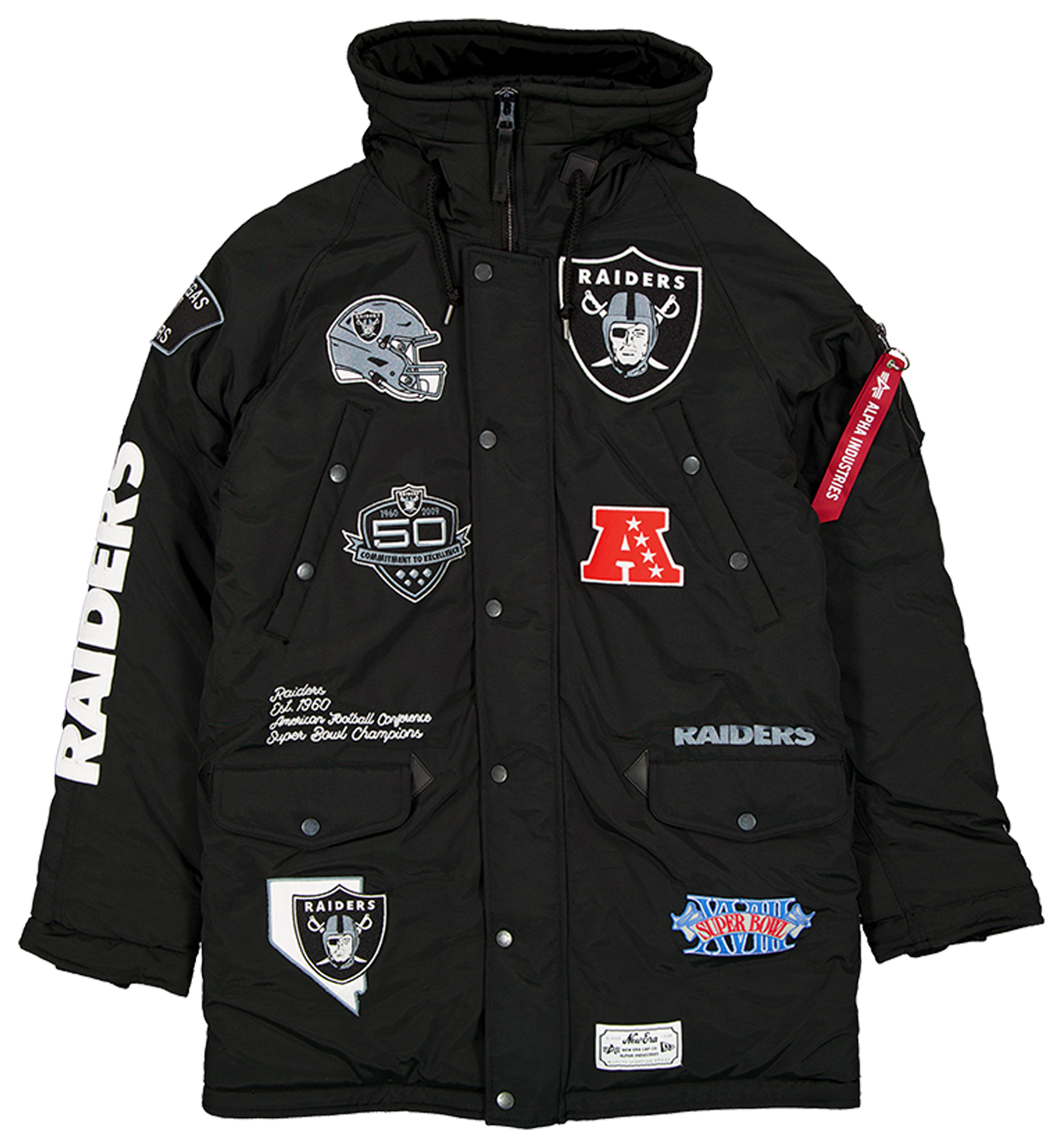 New Era Raiders Alpha Parka | Foot Locker