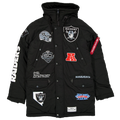 New Era Raiders Alpha Parka - New Era Black/White