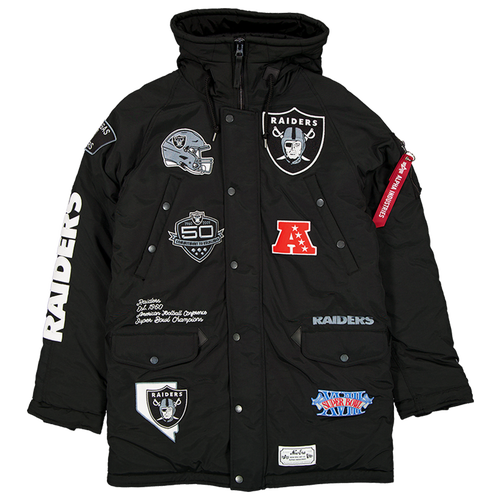  - New Era Raiders Alpha Parka - Black/White