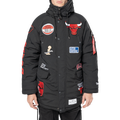 New Era Bulls Alpha Parka - New Era Black/White