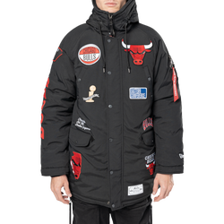 Men's - New Era Bulls Alpha Parka - Black/White