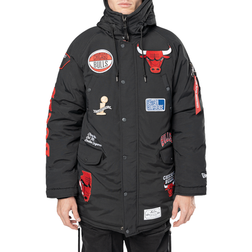  - New Era Bulls Alpha Parka - Black/White