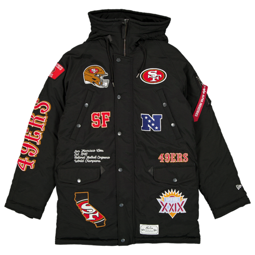  - New Era 49ers Alpha Parka - Black/White