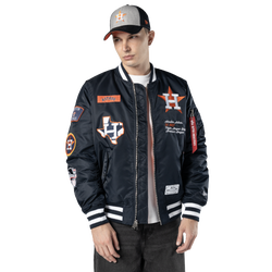Men's - New Era Astros Alpha Jacket - Navy/White