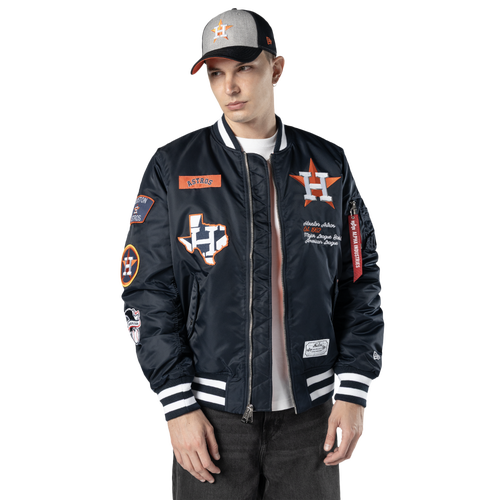  - New Era Astros Alpha Jacket - Navy/White