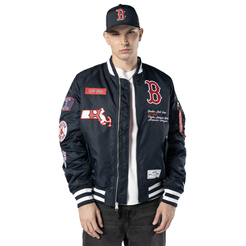  - New Era Red Sox Alpha Jacket - Navy/White