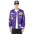 New Era Lakers Alpha Jacket - New Era Purple/White
