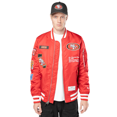  - New Era 49ers Alpha Jacket - Scarlet/White