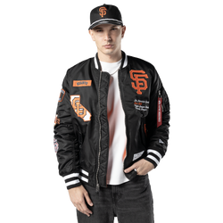 Men's - New Era Giants Alpha Jacket - Black/White