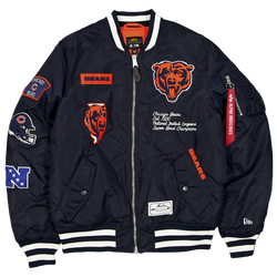 Men's - New Era Bears Alpha Jacket - Navy/White