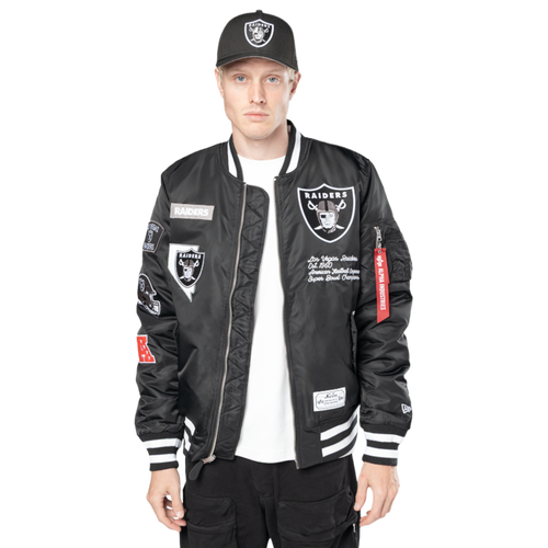  - New Era Raiders Alpha Jacket - Black/White