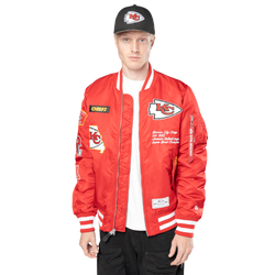 Men's - New Era Chiefs Alpha Jacket - Scarlet/White