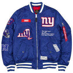 Men's - New Era Giants Alpha Jacket - Royal/White