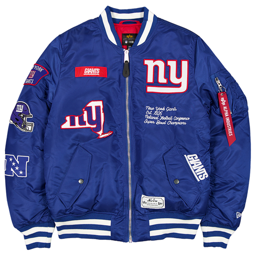 - New Era Giants Alpha Jacket - Royal/White