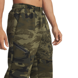 Men's - Under Armour Unstoppable Fleece Camo Pant - Marine Od Green/Black
