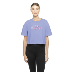 Women's - New Era NFL San Francisco 49ers Glow Ink S/S T-Shirt - Purple